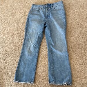 Madewell Light Blue kick flare Leg Jeans